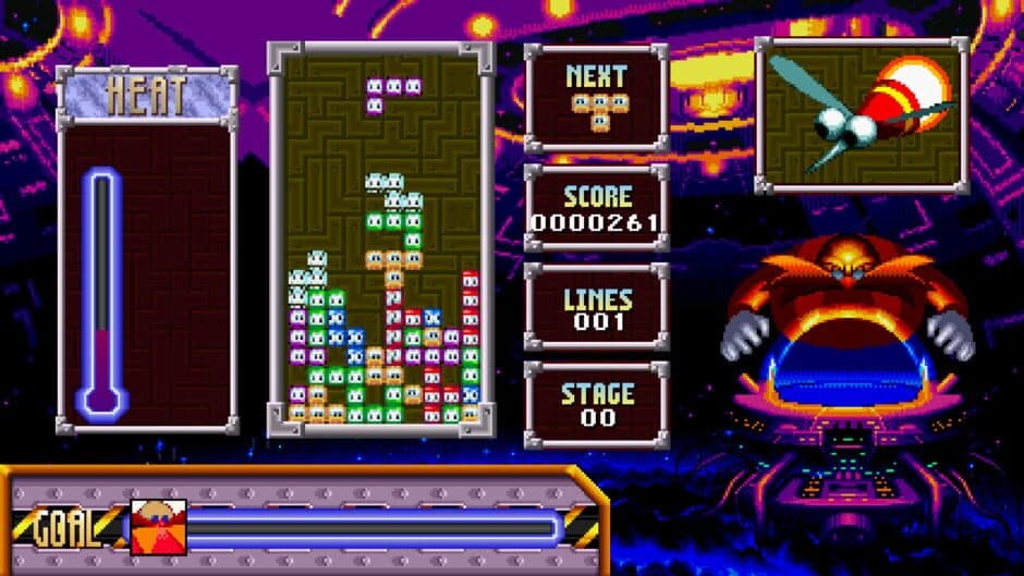 Скриншот 1 из Dr. Robotnik's Mean Bean Tetris