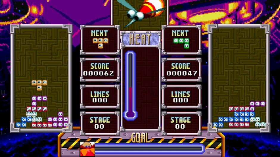 Скриншот 3 из Dr. Robotnik's Mean Bean Tetris