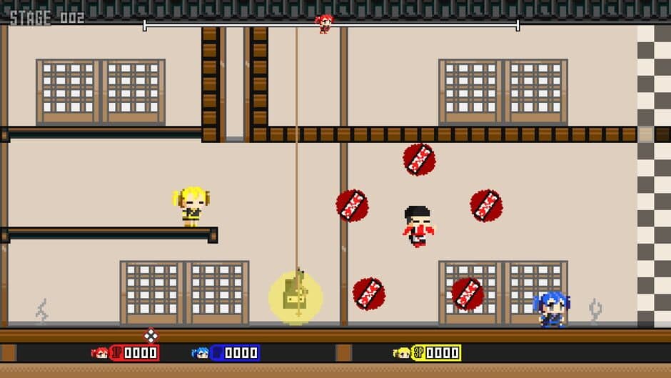 Скриншот 1 из Pixel Game Maker Series Ninja Sneaking vs: Battle on the Couch