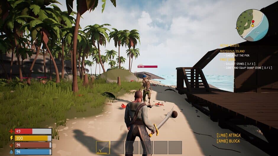 Скриншот 2 из Survival on a Deserted Island