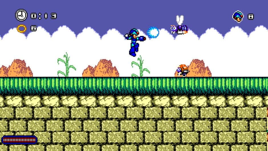 Скриншот 3 из Megaman X in Sonic Blasting Adventure