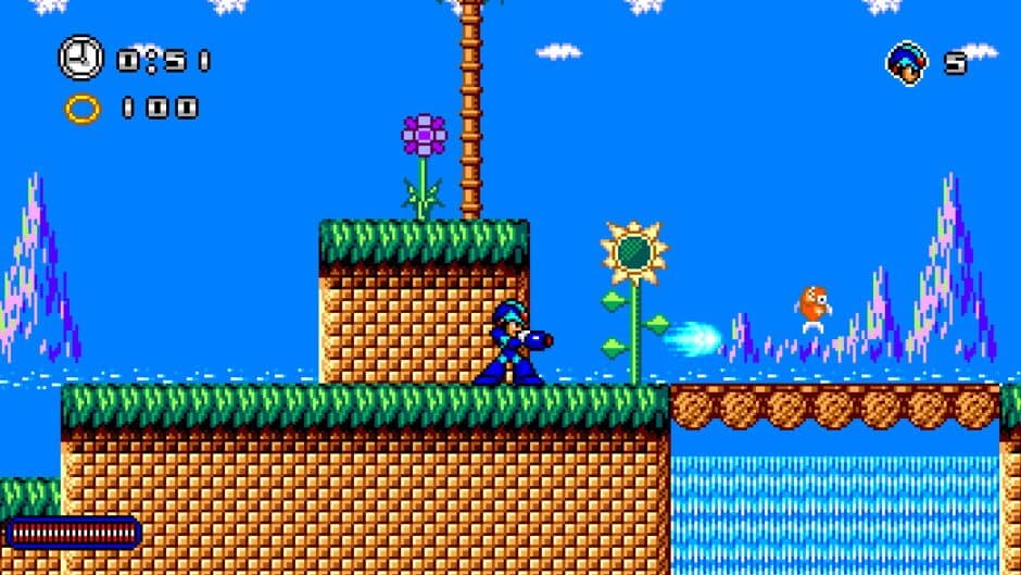 Скриншот 6 из Megaman X in Sonic Blasting Adventure