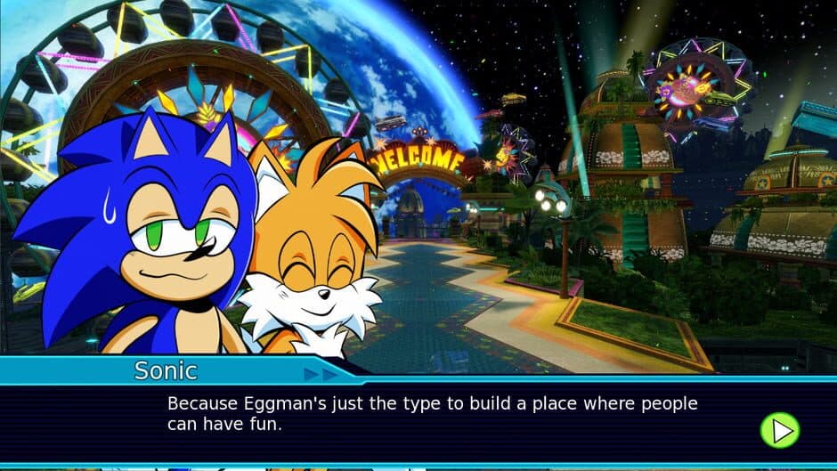 Скриншот 2 из Sonic Colors VN