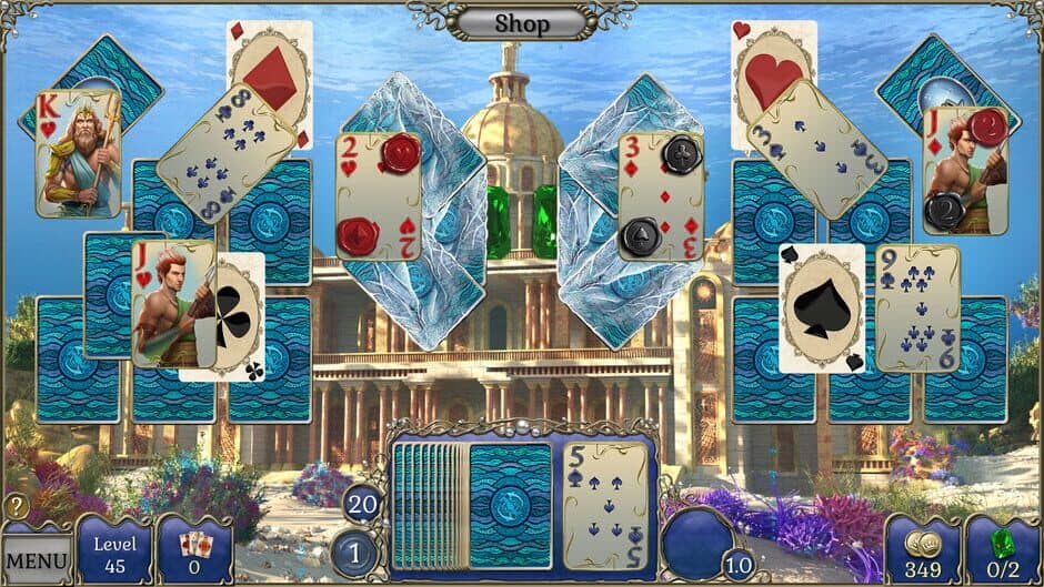 Скриншот 5 из Jewel Match Atlantis Solitaire 4: Collector's Edition