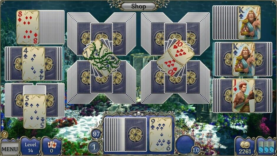 Скриншот 1 из Jewel Match Atlantis Solitaire 4: Collector's Edition