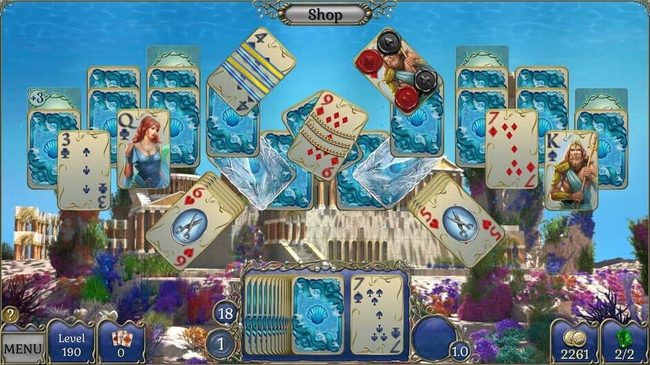 Скриншот 6 из Jewel Match Atlantis Solitaire 4: Collector's Edition