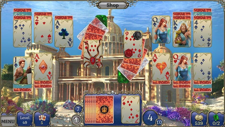 Скриншот 10 из Jewel Match Atlantis Solitaire 4: Collector's Edition