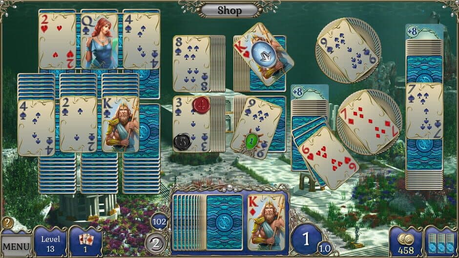 Скриншот 11 из Jewel Match Atlantis Solitaire 4: Collector's Edition