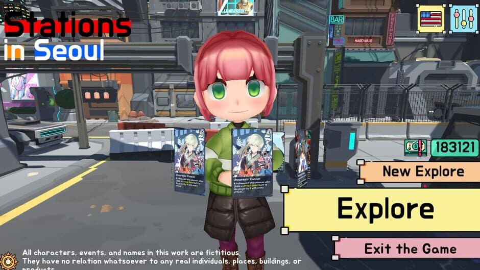 Скриншот 1 из Stations in Seoul: Open World Card RPG