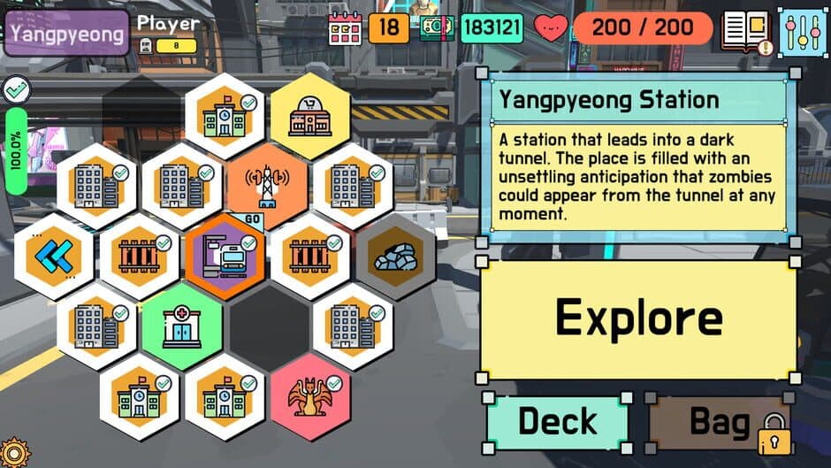 Скриншот 3 из Stations in Seoul: Open World Card RPG