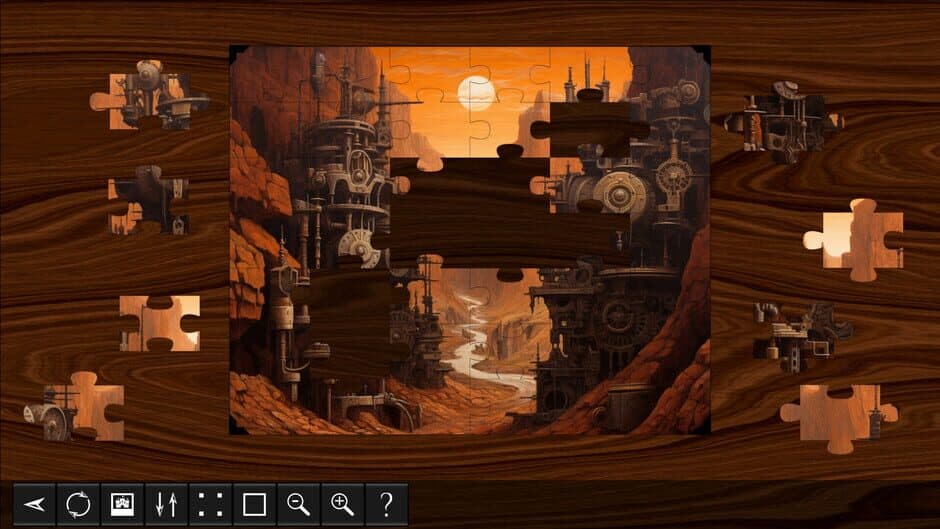 Скриншот 2 из Steampunk Jigsaw Puzzles: The Wild West