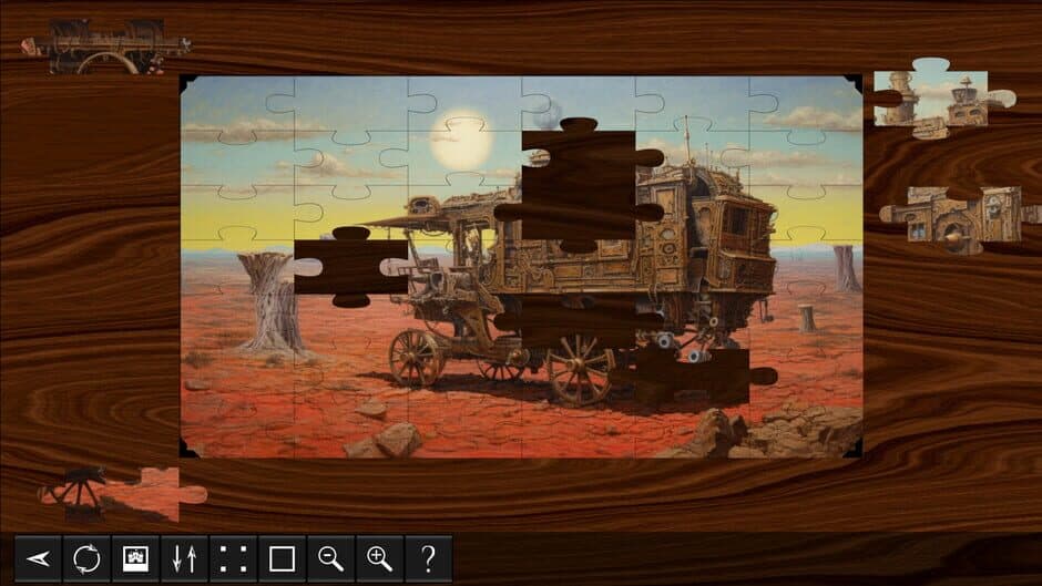 Скриншот 4 из Steampunk Jigsaw Puzzles: The Wild West
