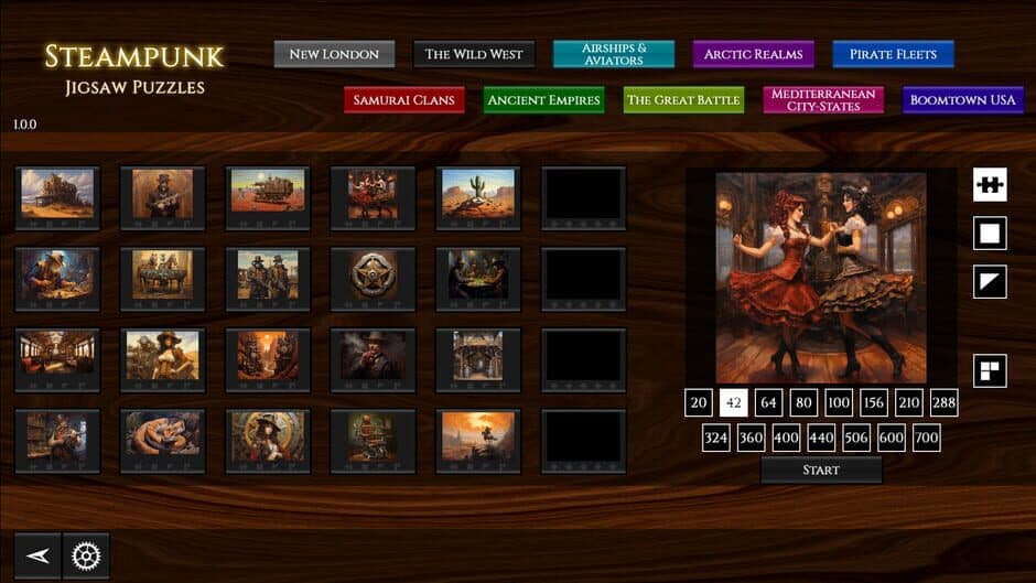 Скриншот 5 из Steampunk Jigsaw Puzzles: The Wild West