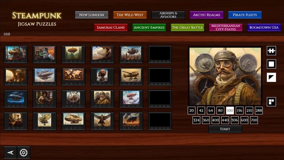 Скриншот 5 из Steampunk Jigsaw Puzzles: Airships & Aviators