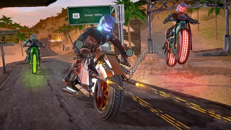 Скриншот 3 из 2044 Moto Racer: Cyber Racing Simulator