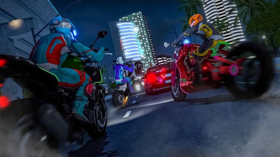 Скриншот 1 из 2044 Moto Racer: Cyber Racing Simulator