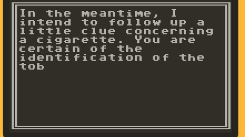 Скриншот 3 из Dressed to Kill Sherlock Holmes for Playdate & C64!