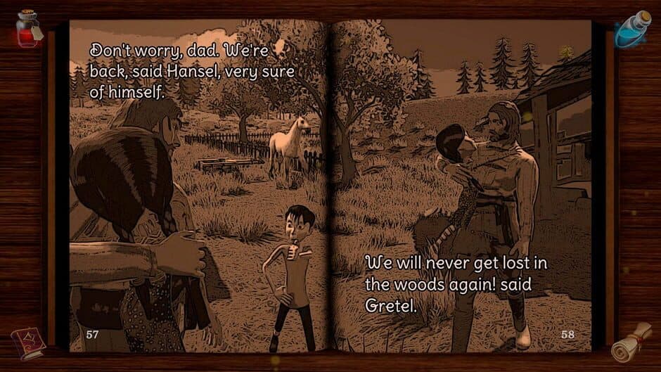 Скриншот 6 из Hansel and Gretel: Interactive Book
