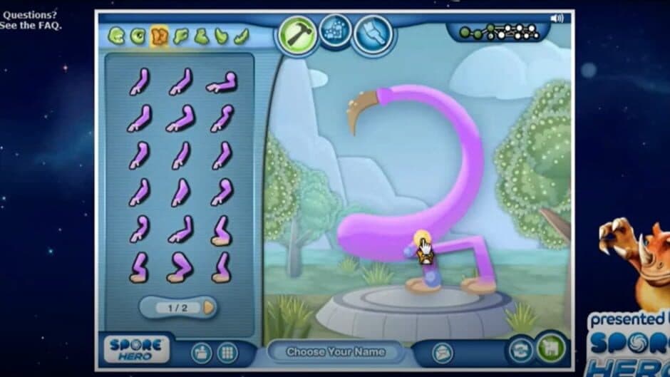 Скриншот 2 из Spore 2D Creature Creator