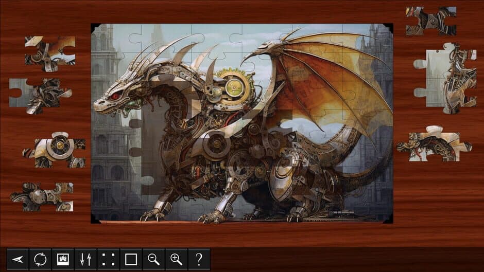 Скриншот 4 из Steampunk Jigsaw Puzzles: Samurai Clans