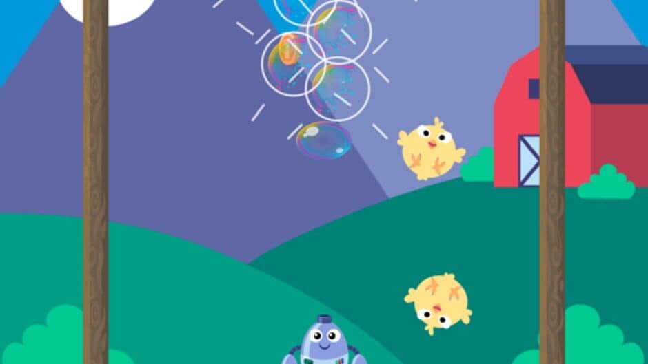 Скриншот 2 из Bubble Shooting Robots