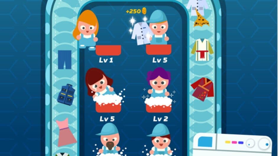 Скриншот 2 из Laundry Idle