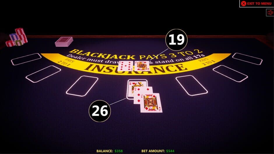 Скриншот 1 из Blackjack Simulator 2024