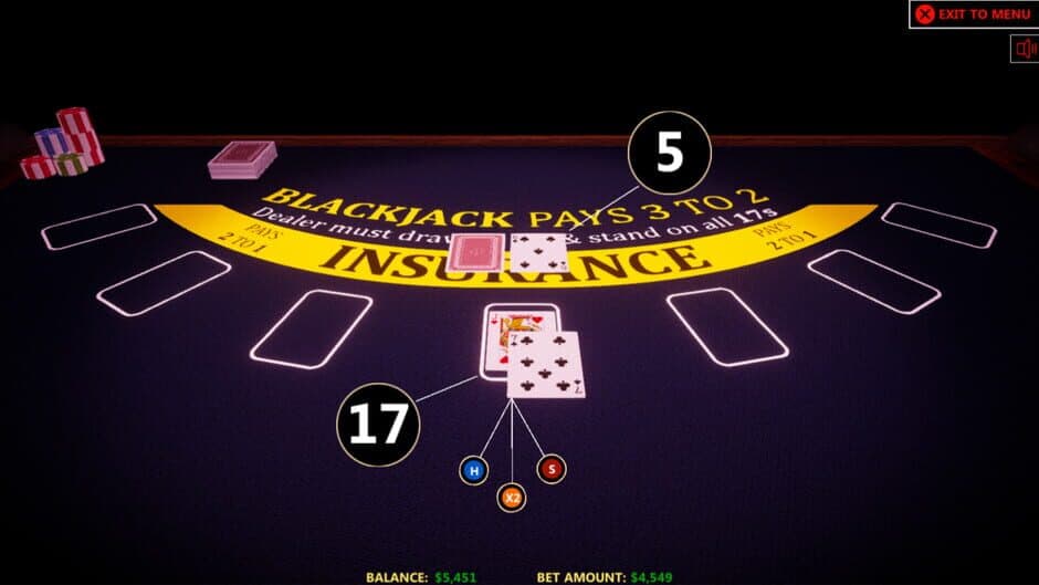 Скриншот 2 из Blackjack Simulator 2024