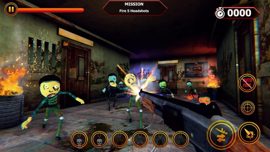 Скриншот 1 из Zombie Sniper Shooter: Stickman War
