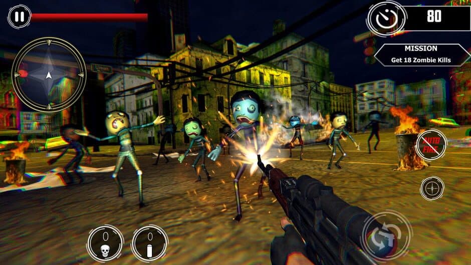 Скриншот 4 из Zombie Sniper Shooter: Stickman War