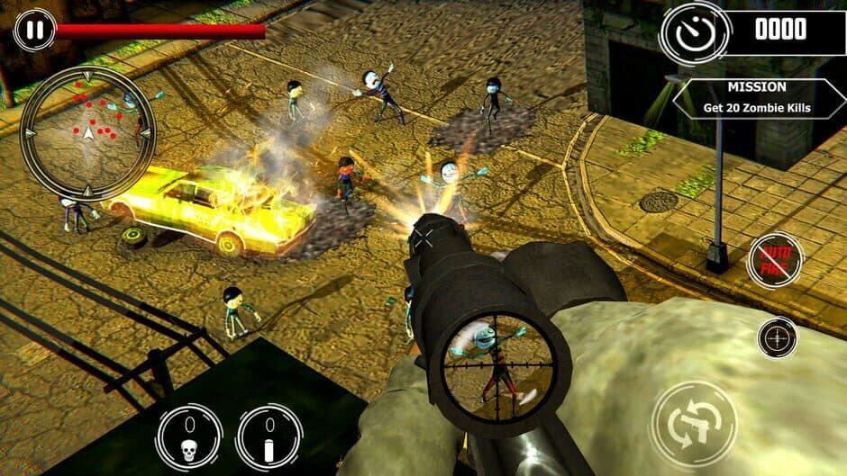 Скриншот 5 из Zombie Sniper Shooter: Stickman War