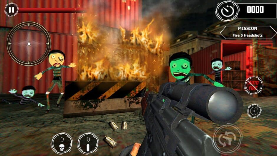 Скриншот 6 из Zombie Sniper Shooter: Stickman War