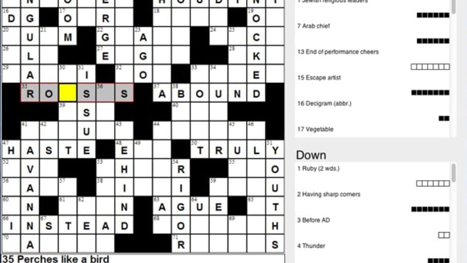 Скриншот 1 из Crosswords Crazy!