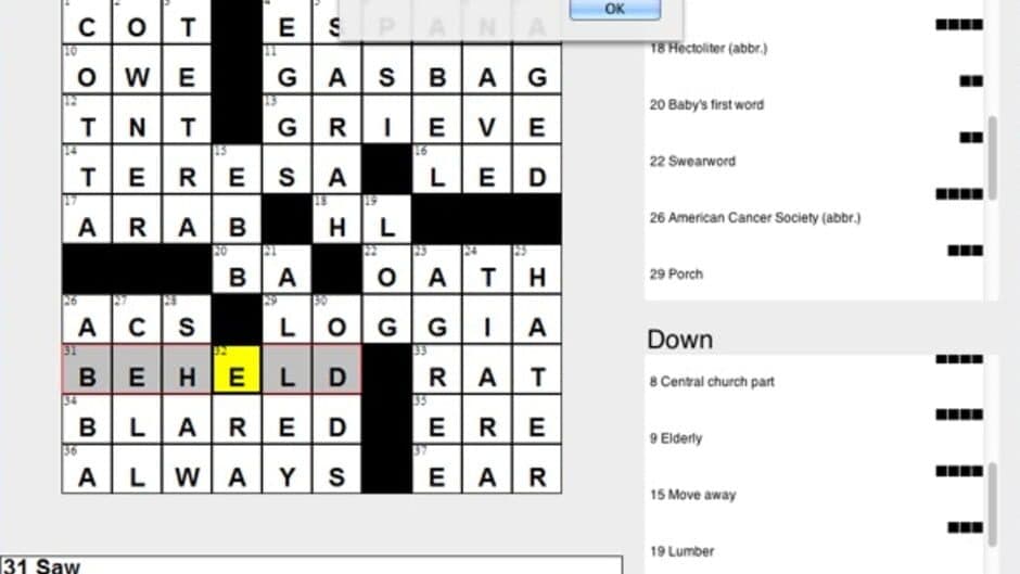 Скриншот 2 из Crosswords Crazy!