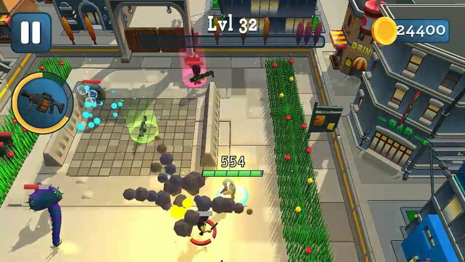 Скриншот 8 из Rogue City: Casual Top Down Shooter