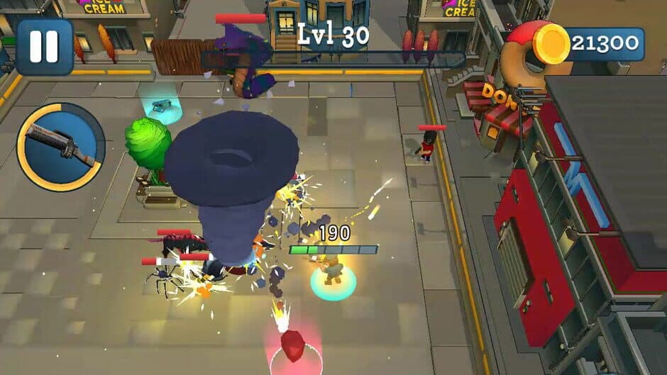 Скриншот 1 из Rogue City: Casual Top Down Shooter