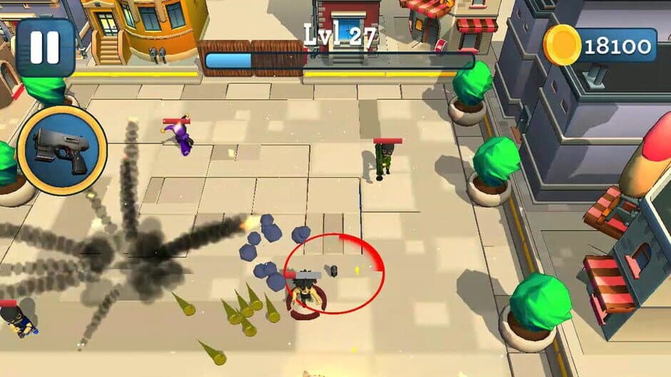 Скриншот 4 из Rogue City: Casual Top Down Shooter