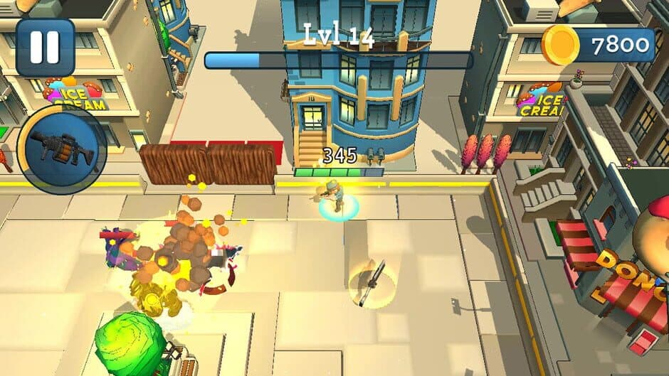 Скриншот 5 из Rogue City: Casual Top Down Shooter