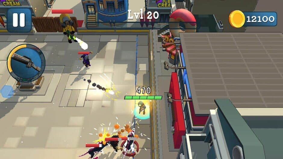 Скриншот 6 из Rogue City: Casual Top Down Shooter