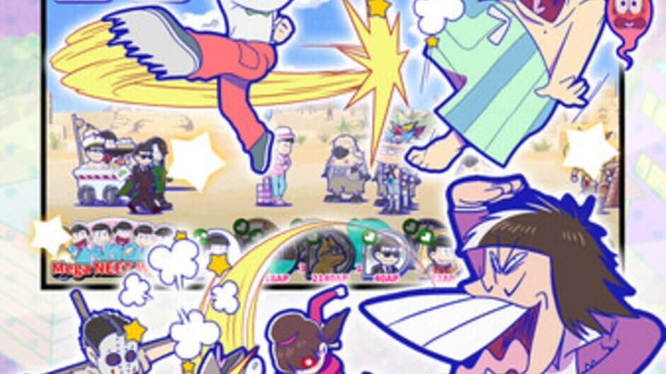 Скриншот 3 из Osomatsu-san Hesokuri Wars: Battle of the NEETs