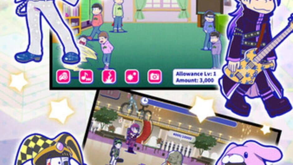 Скриншот 5 из Osomatsu-san Hesokuri Wars: Battle of the NEETs
