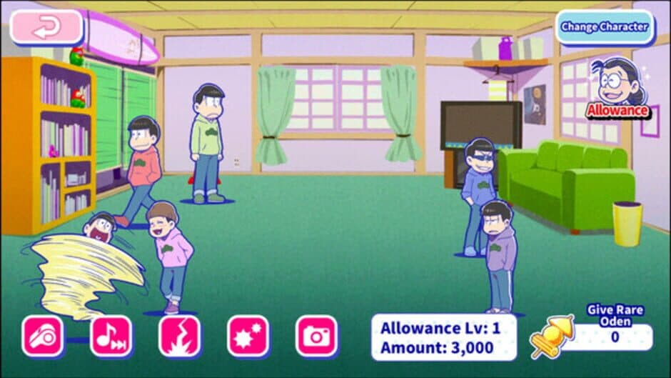 Скриншот 7 из Osomatsu-san Hesokuri Wars: Battle of the NEETs