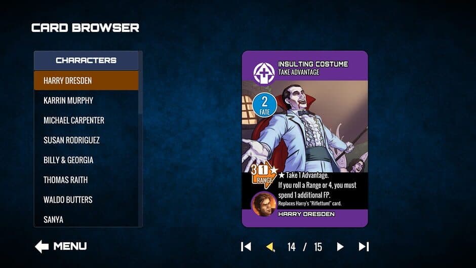 Скриншот 4 из Dresden Files Cooperative Card Game: Mouse & Variants