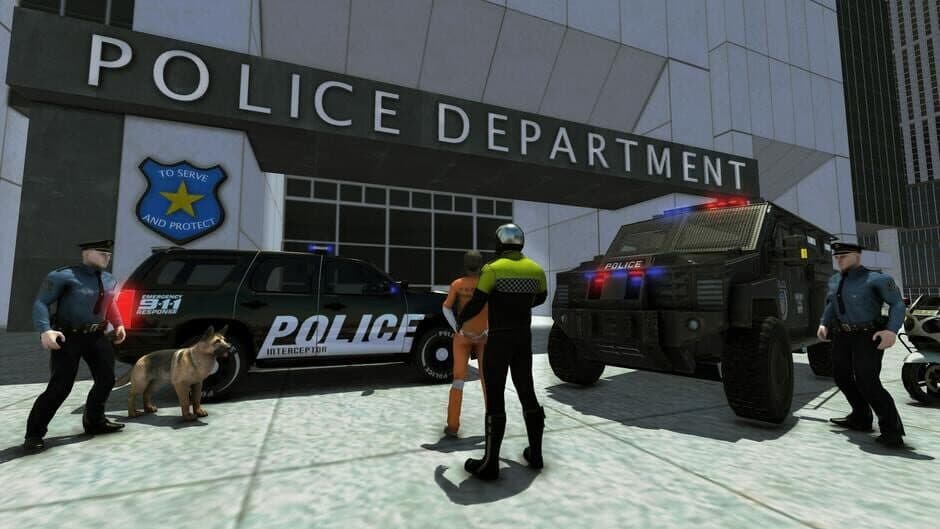 Скриншот 6 из City Police Simulator: Cop Car Games & Shooter