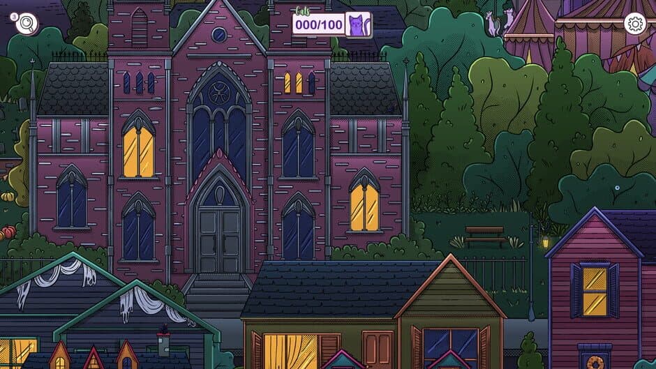 Скриншот 3 из Hidden Cats in Spooky Town