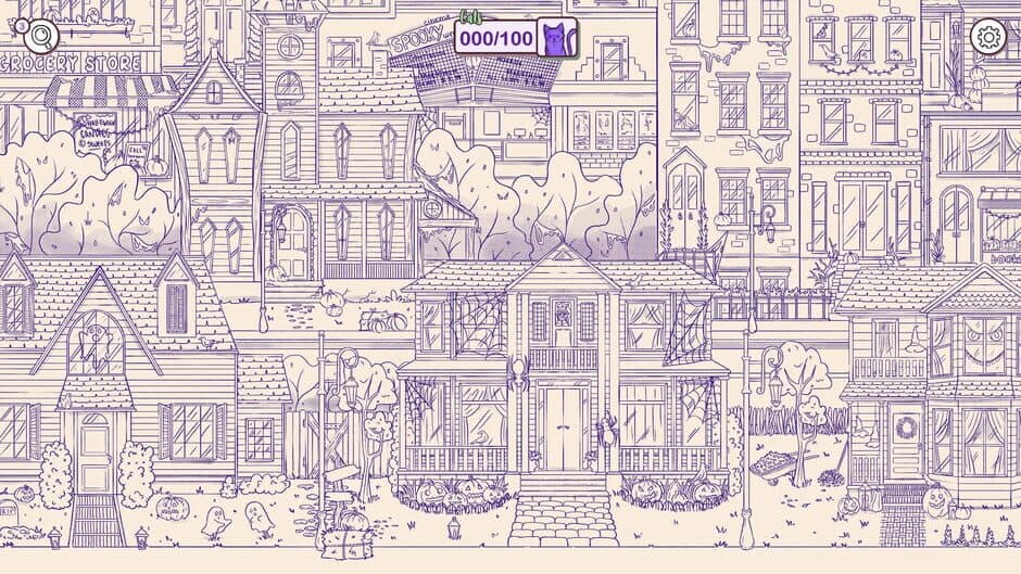 Скриншот 5 из Hidden Cats in Spooky Town