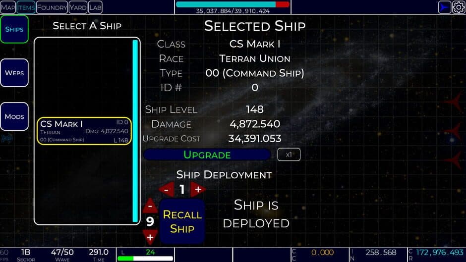 Скриншот 2 из Idle Space Navy