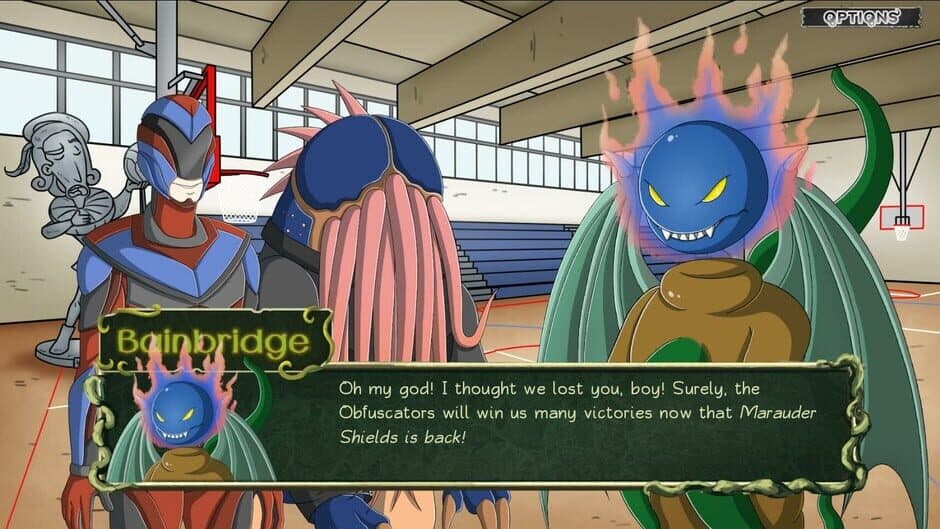 Скриншот 1 из Tentacle Prawn: (Actually) A Cthulhu Dating Sim - The Myth & Legend of Marauder Shields