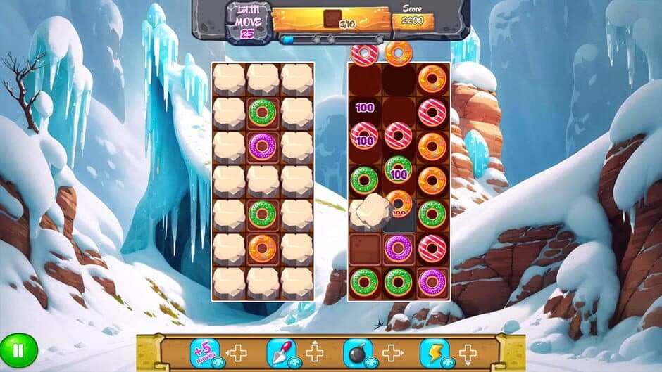 Скриншот 2 из Magic Donut Adventure: Line Match 3 Puzzle