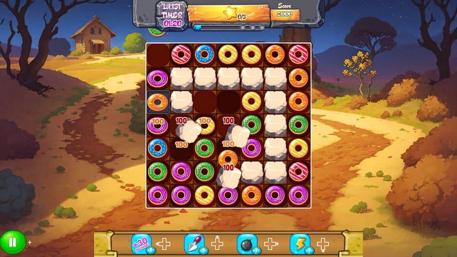 Скриншот 5 из Magic Donut Adventure: Line Match 3 Puzzle